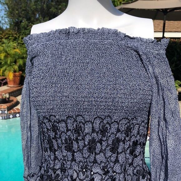 Alexis Jordana Floral Smocked Top Sz XS - Picture 3 of 10